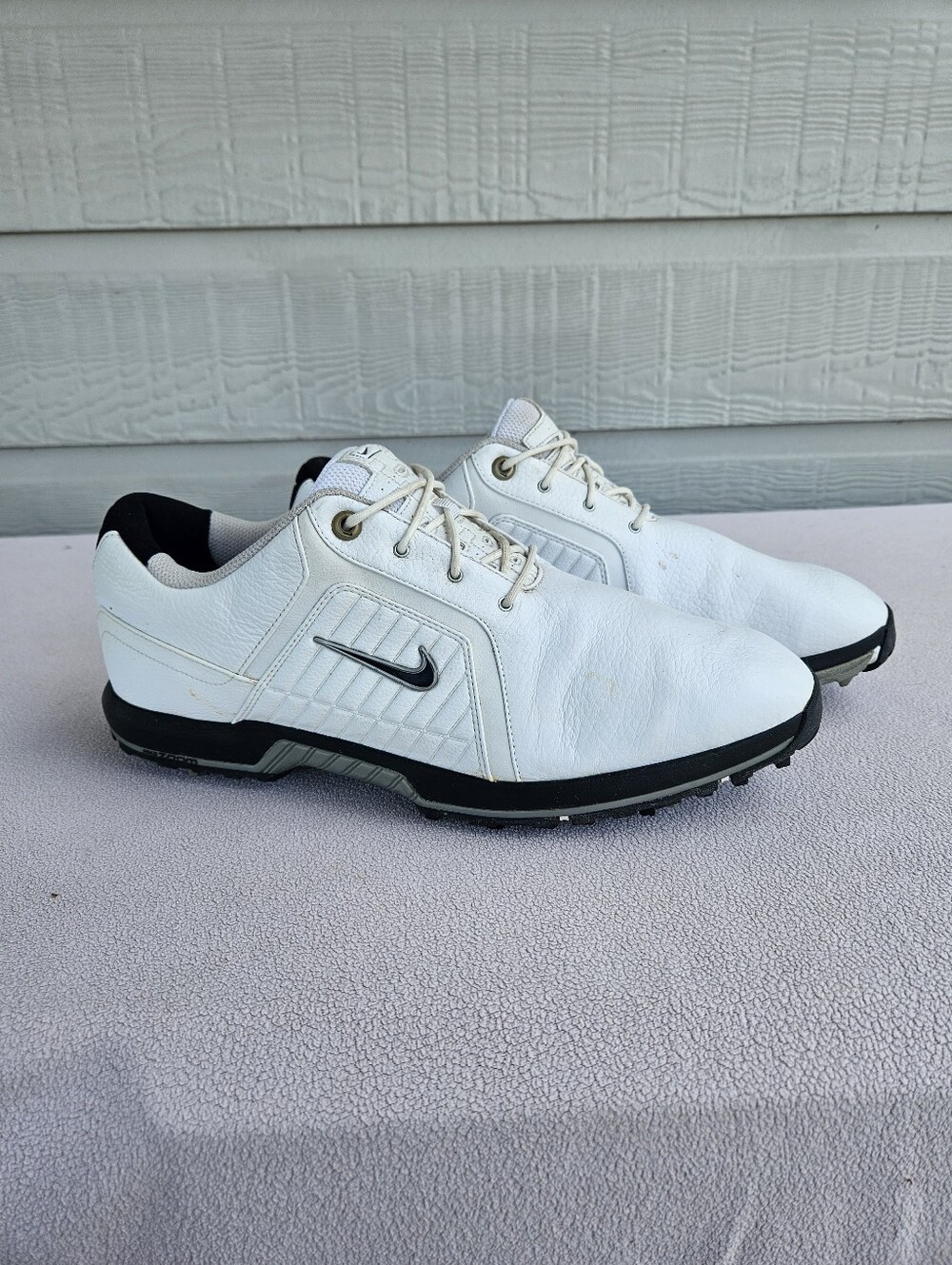 Nike Zoom Trophy Golf Shoes Men SZ 12 White 379228-001